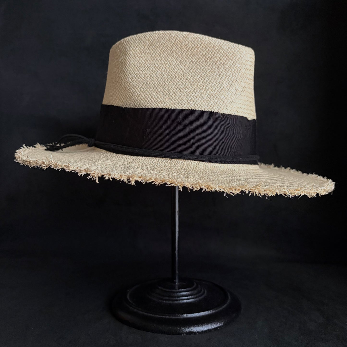 Old history natural panama hat