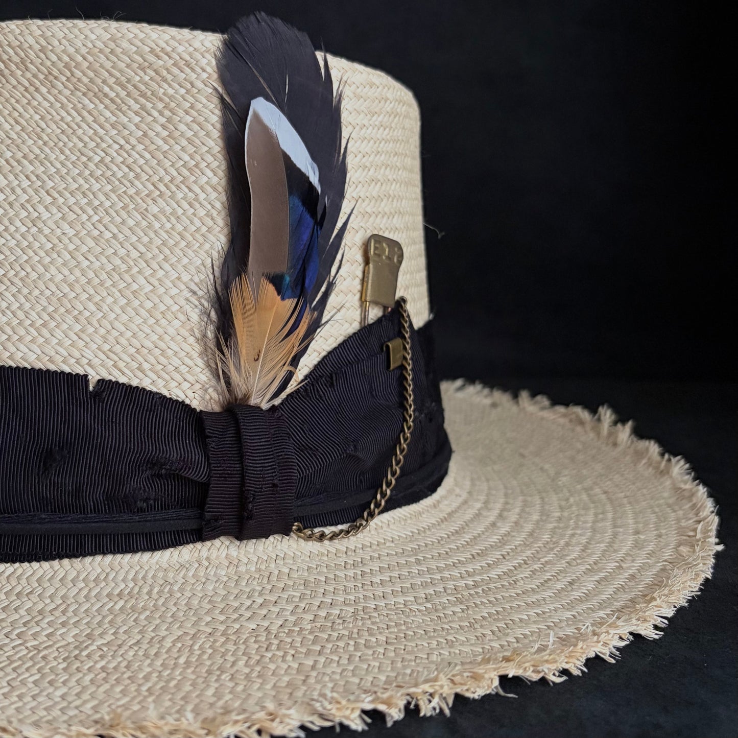 Old history natural panama hat
