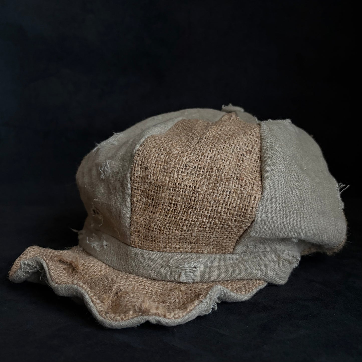 Jute relic linen damage casquette