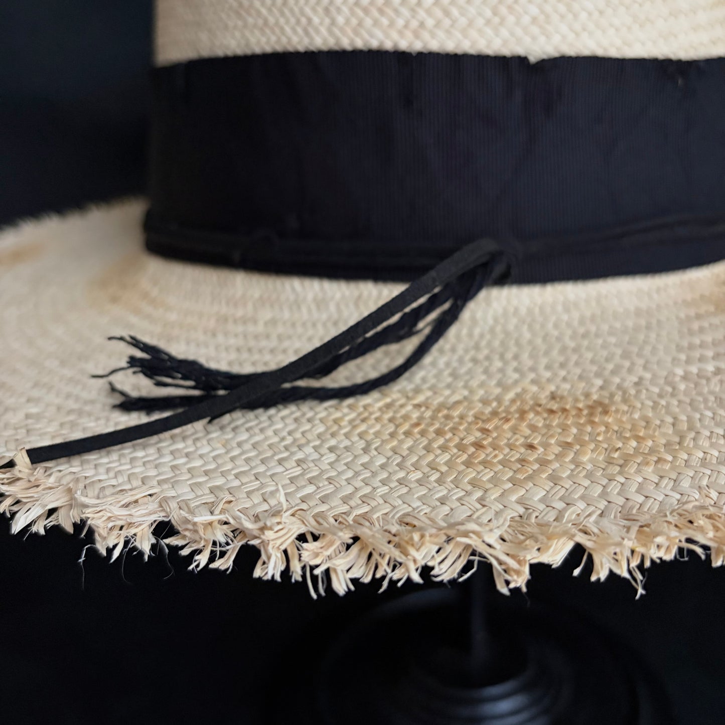 Old history natural panama hat