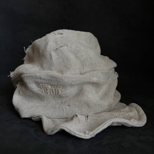 Northern natural linen damag turn cap