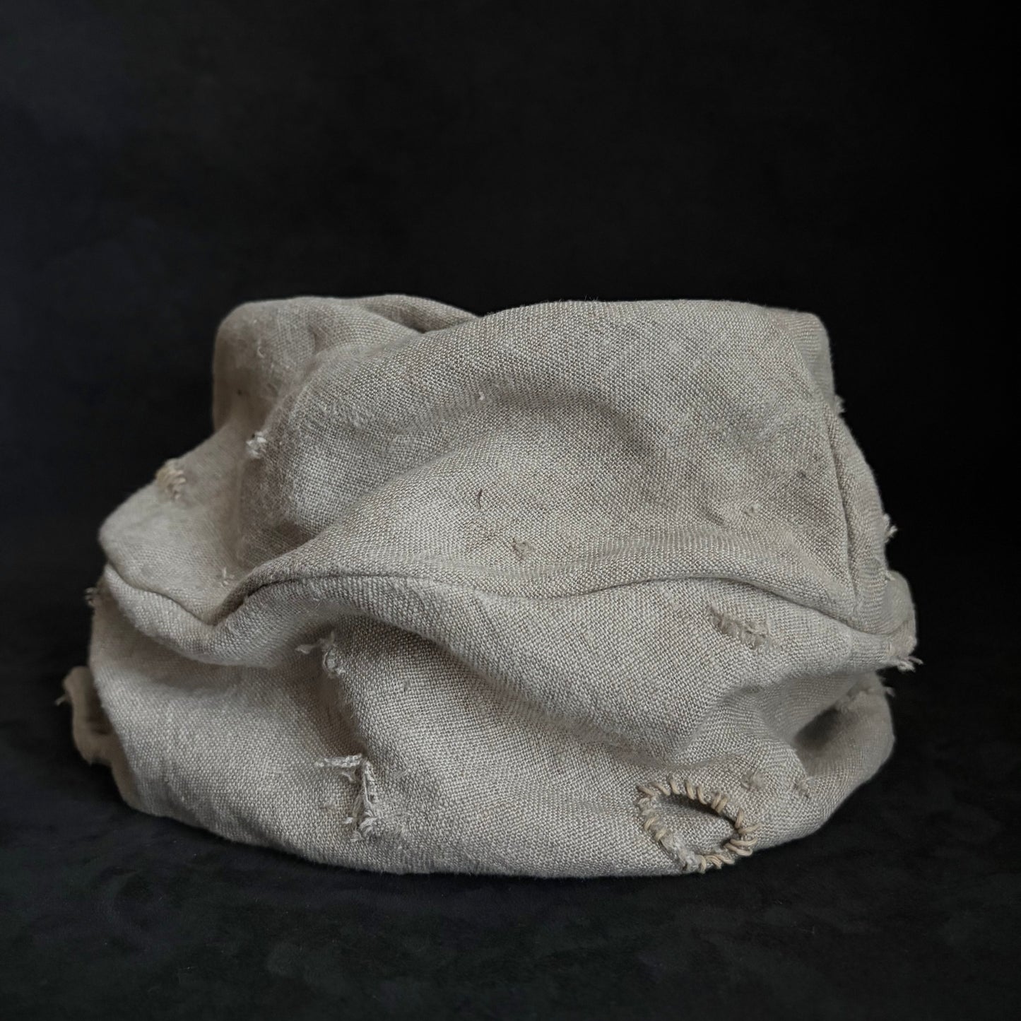 Northern natural linen damag turn cap