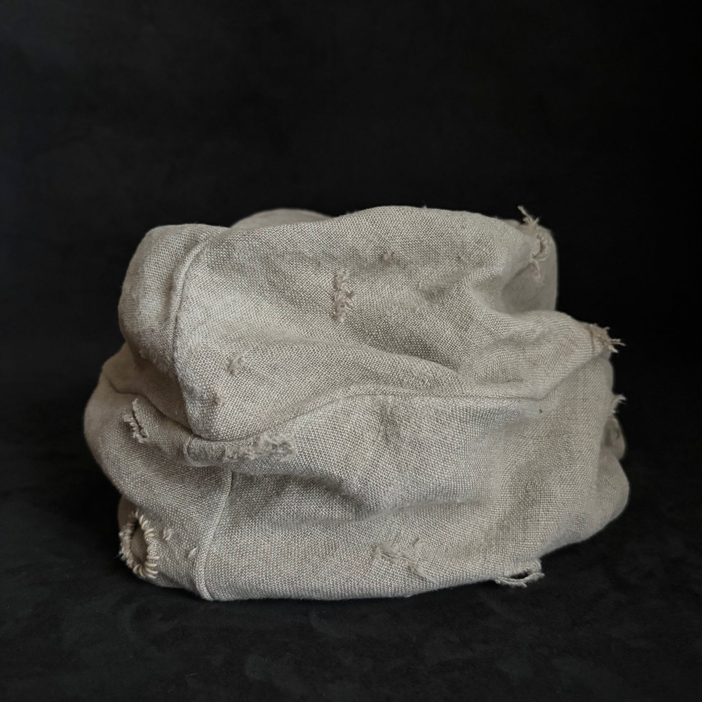 Northern natural linen damag turn cap