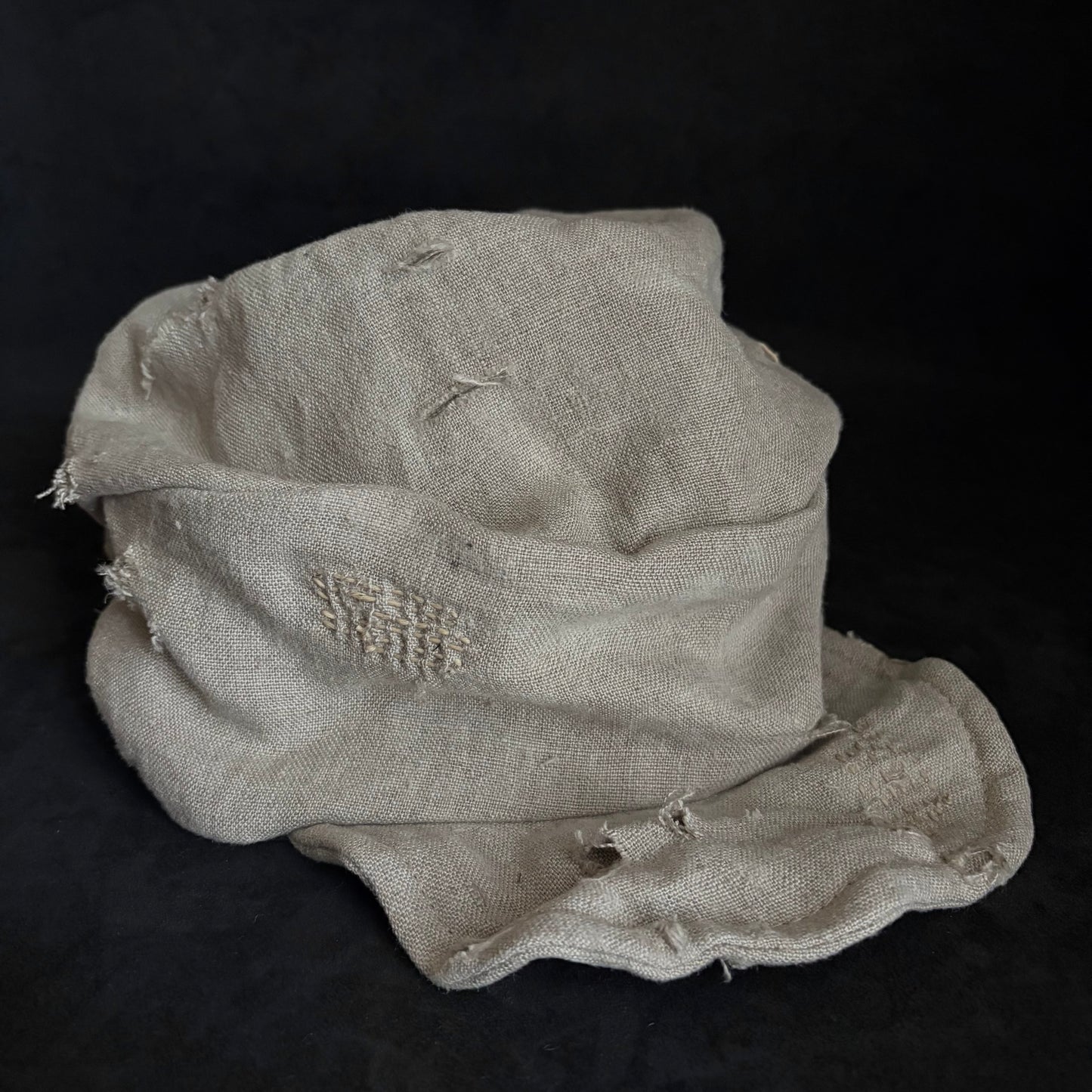 Northern natural linen damag turn cap