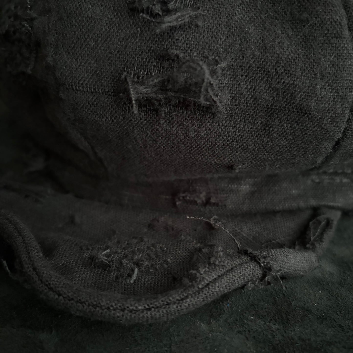 Hand-dyed cotton stitch casquette