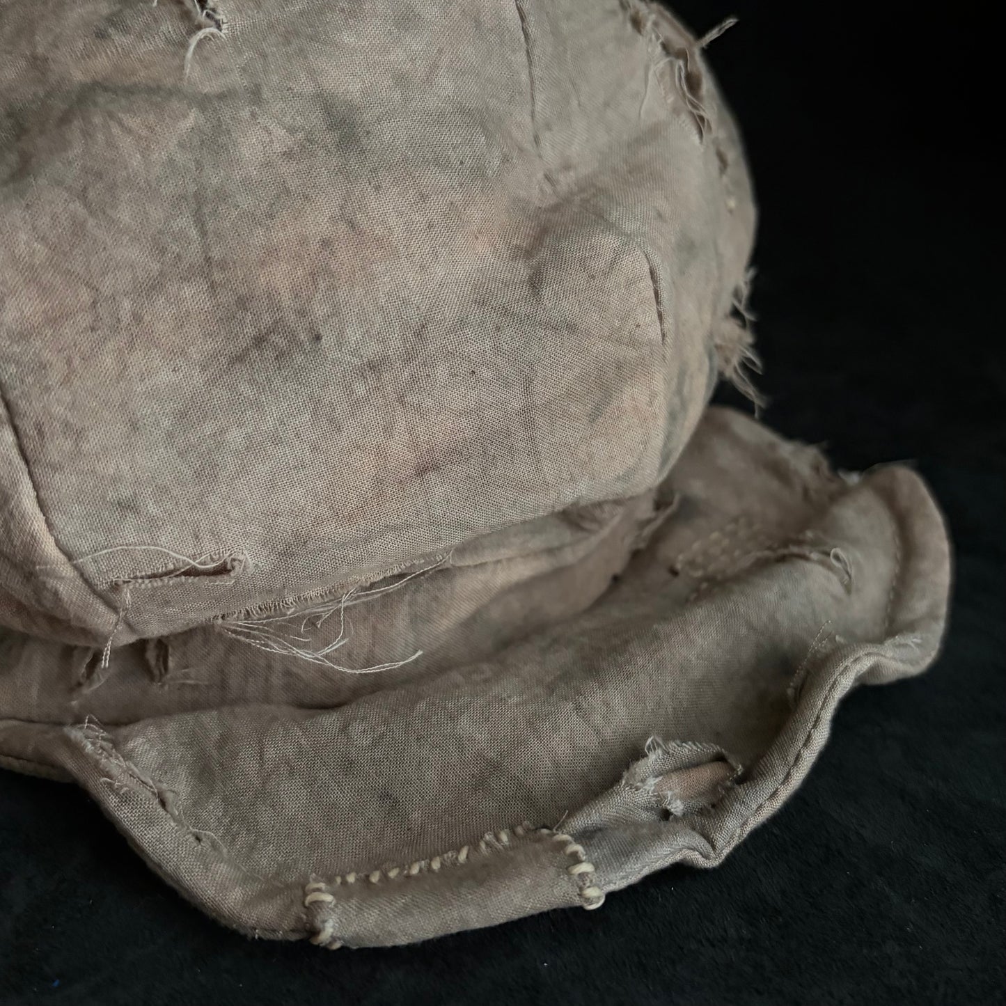 Kusaki-some natural stitch casquette