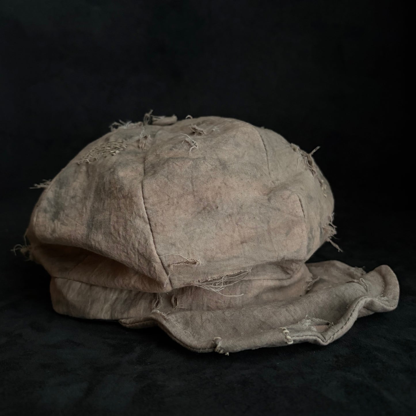 Kusaki-some natural stitch casquette