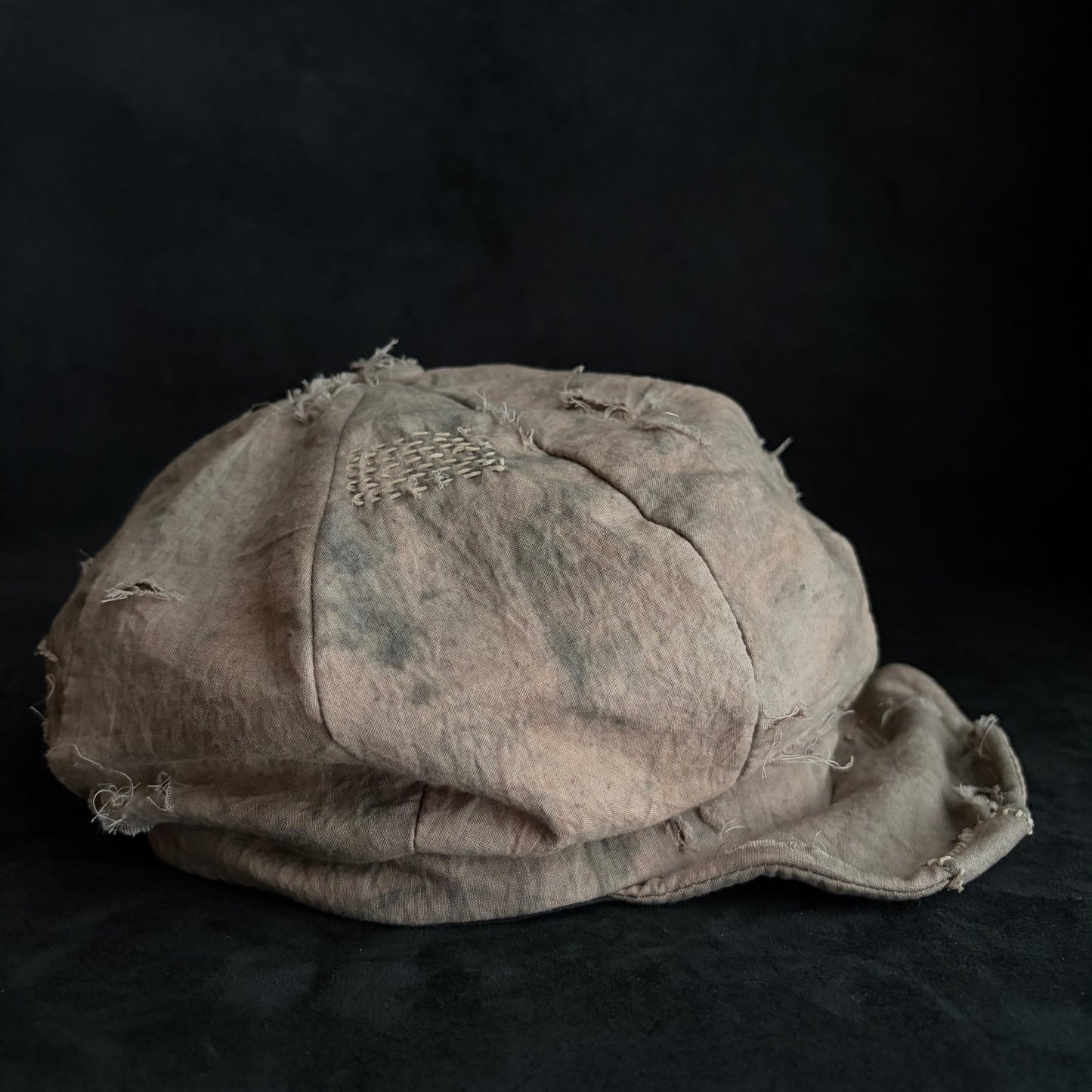 Kusaki-some natural stitch casquette