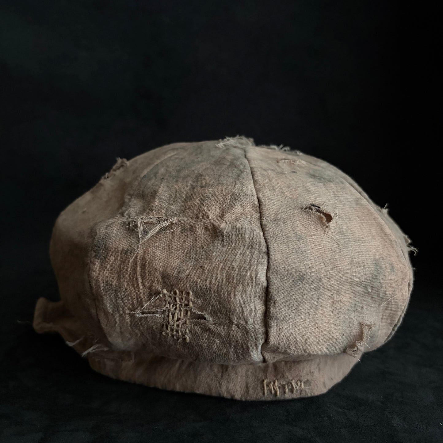 Kusaki-some natural stitch casquette