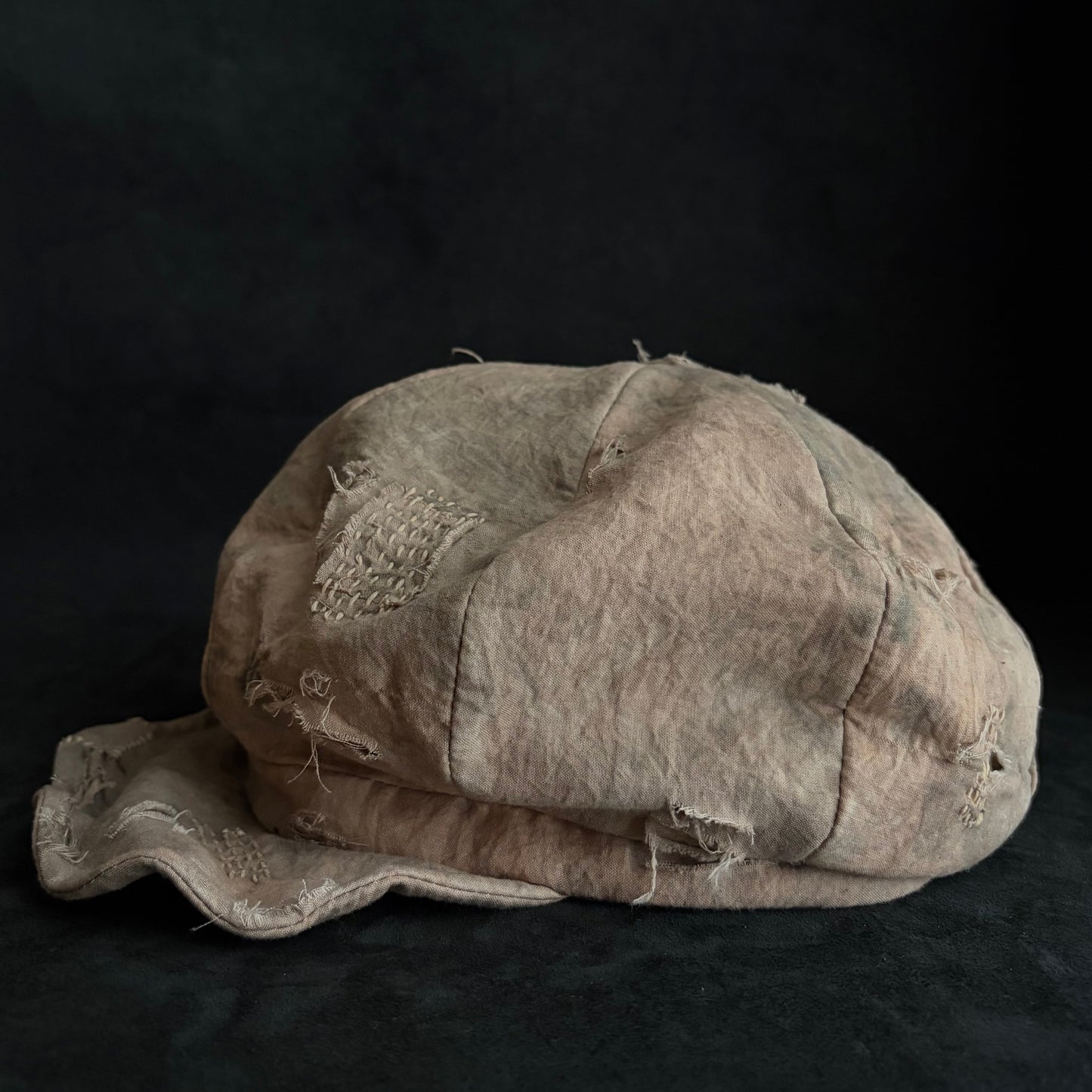 Kusaki-some natural stitch casquette