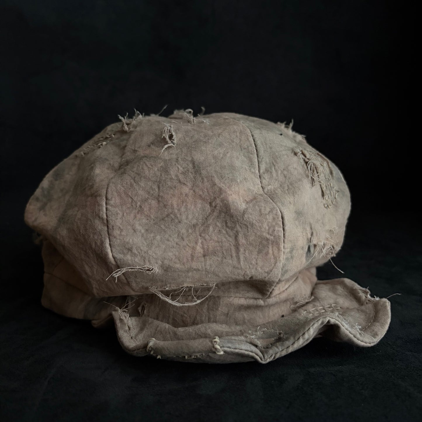 Kusaki-some natural stitch casquette