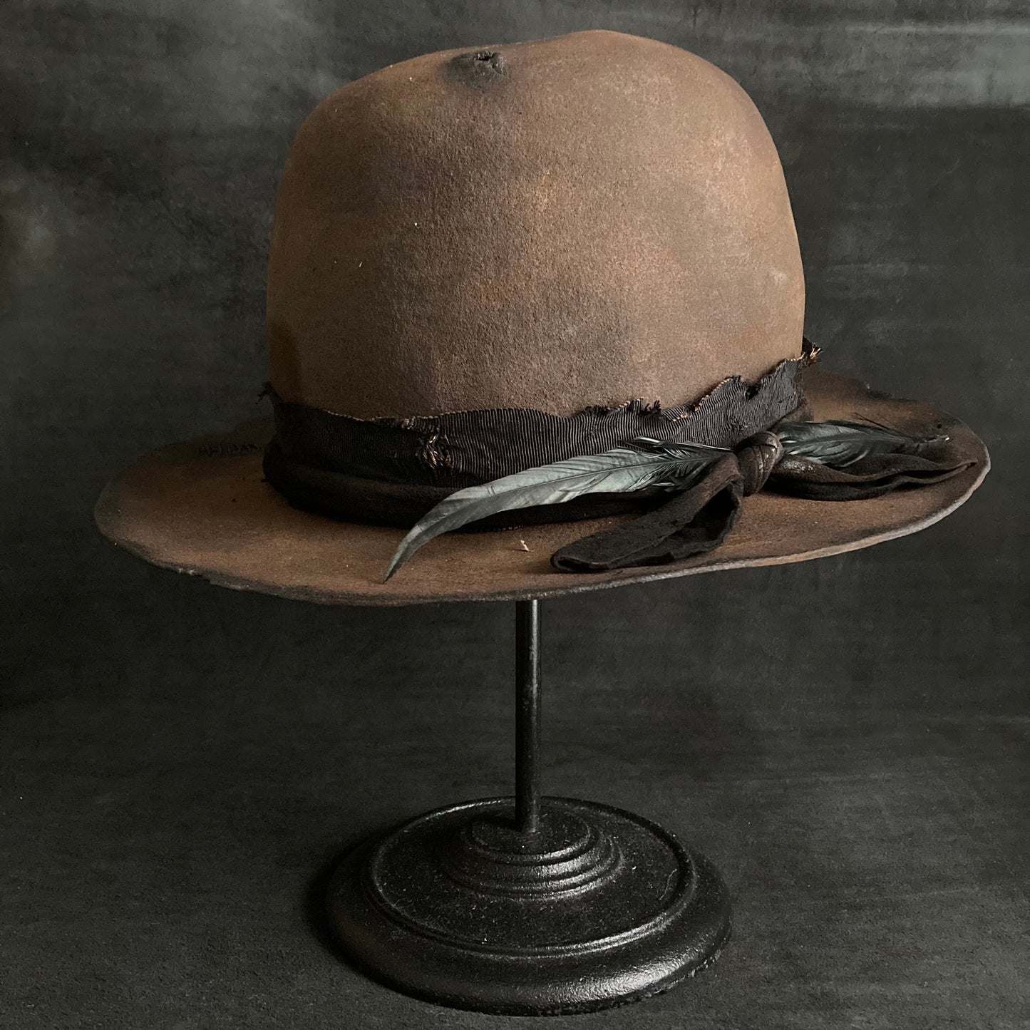 Burnt medieval story hat