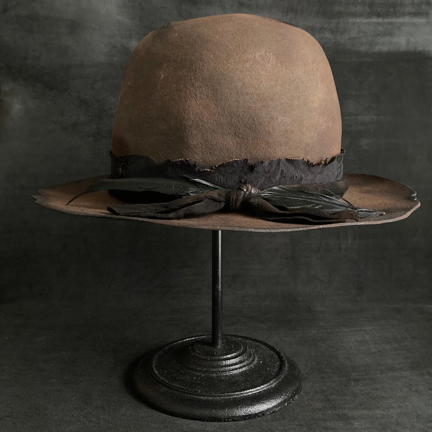 Burnt medieval story hat