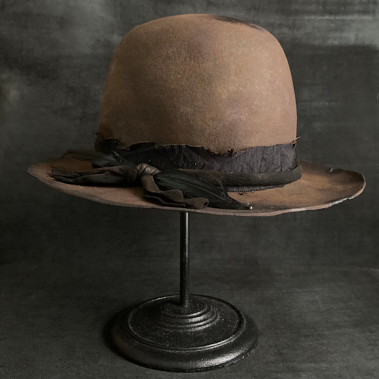 Burnt medieval story hat