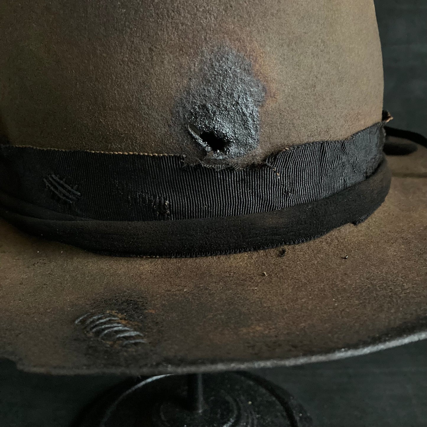 Burnt medieval story hat