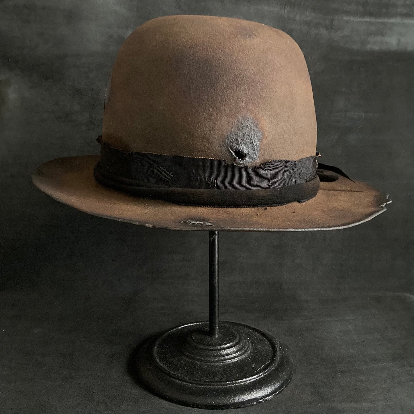 Burnt medieval story hat