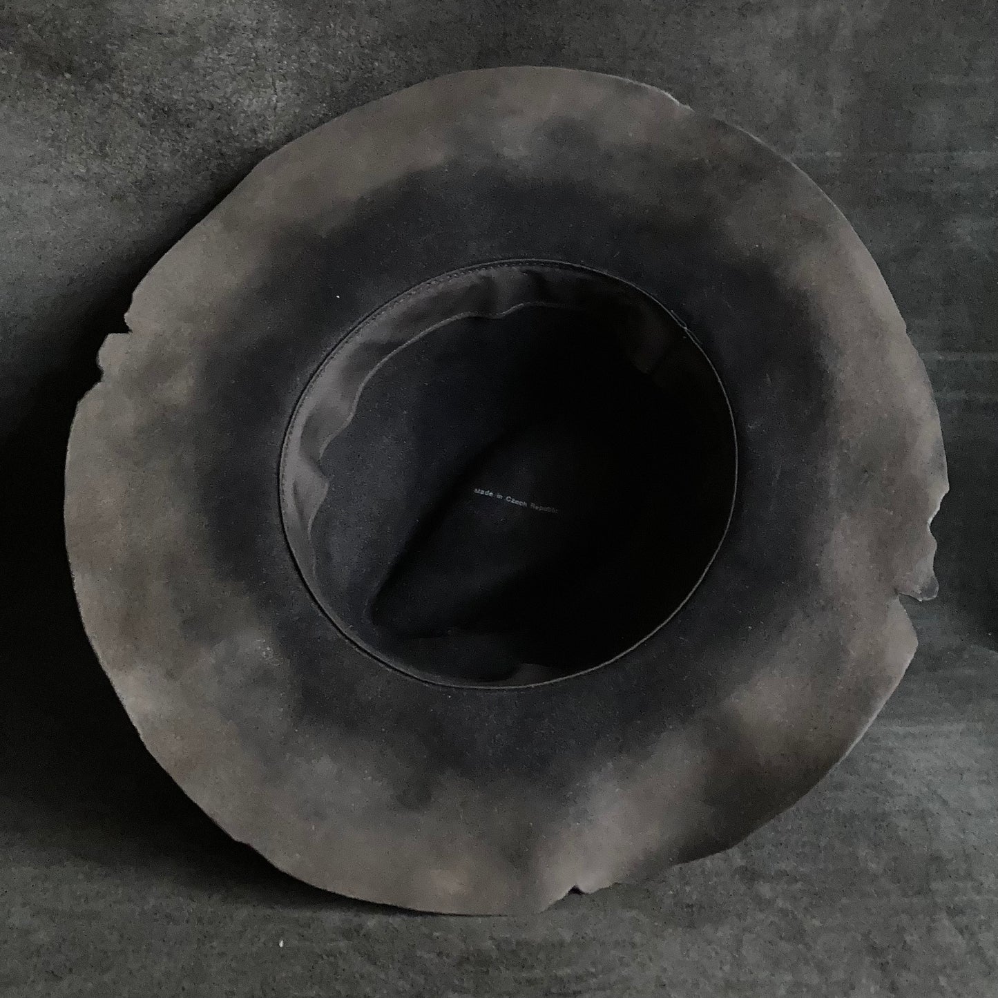 Living leather fedora hat