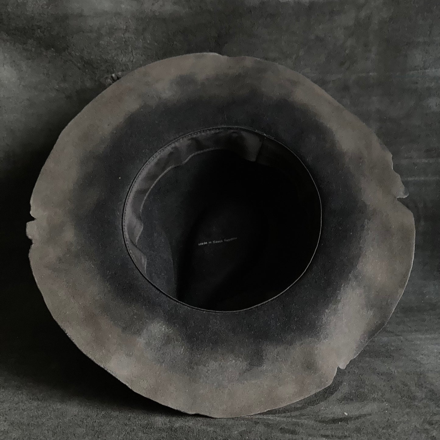 Living leather fedora hat